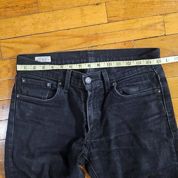 Levi's 502 x Justin Timberlake Premium Slim Black Jeans 29x32 - Picture 6 of 10